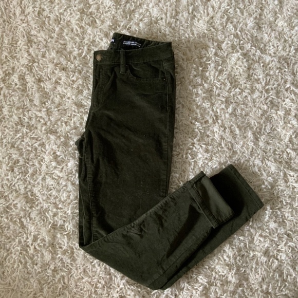 Joe Fresh Corduroy Army Green Pants - Picture 2 of 2